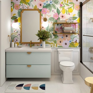 Цветная и яркая ванная комната: как преобразить санузел в Оби - ob.mebel54.com | фото