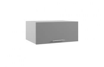 Арка ГПГ 800 шкаф верхний горизонтальный глубокий (Штукатурка белая/корпус Серый) в Оби - ob.mebel54.com | фото