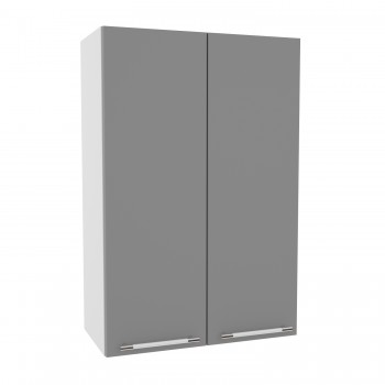 Арка ВП 600 шкаф верхний высокий (Штукатурка белая/корпус Серый) в Оби - ob.mebel54.com | фото