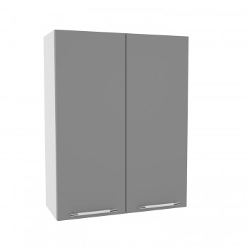 Арка ВП 700 шкаф верхний высокий (Штукатурка белая/корпус Серый) в Оби - ob.mebel54.com | фото