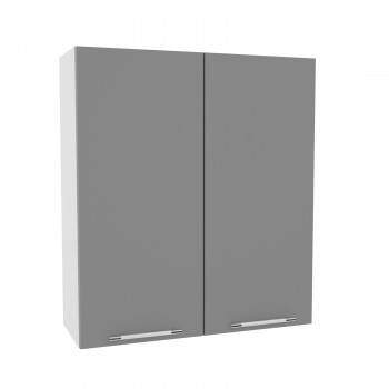Арка ВП 800 шкаф верхний высокий (Штукатурка белая/корпус Серый) в Оби - ob.mebel54.com | фото