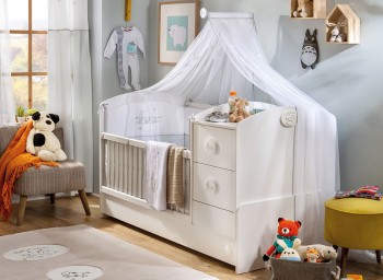 BABY COTTON Детская кровать-трансформер 2 20.24.1016.00 в Оби - ob.mebel54.com | фото