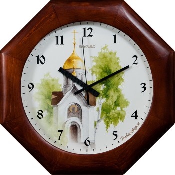 Часы настенные ДС-ВБ28-152 РУСЬ в Оби - ob.mebel54.com | фото