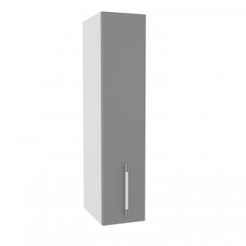 Гарда ВП 200 шкаф верхний высокий (Белый Эмалит/корпус Серый) в Оби - ob.mebel54.com | фото