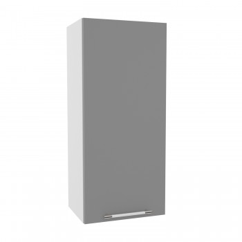 Гарда ВП 400 шкаф верхний высокий (Белый Эмалит/корпус Серый) в Оби - ob.mebel54.com | фото