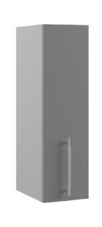 Капри П 200 шкаф верхний (Липа пепел/корпус Серый) в Оби - ob.mebel54.com | фото