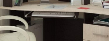 Компьютерный стол Каспер (венге/лоредо) в Оби - ob.mebel54.com | фото