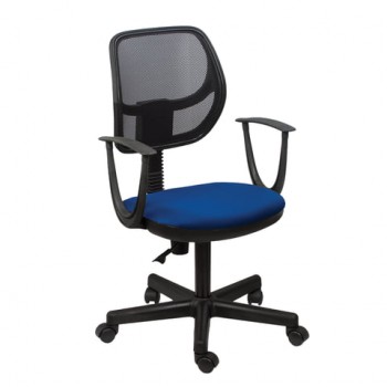 Кресло BRABIX Flip MG-305 (сине-черный) в Оби - ob.mebel54.com | фото