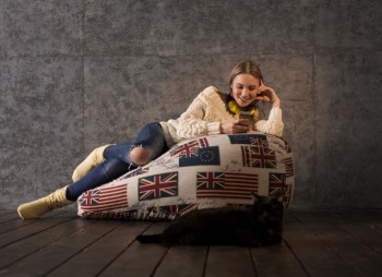 Кресло-мешок Британский Флаг в Оби - ob.mebel54.com | фото