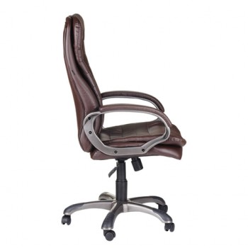 Кресло офисное BRABIX Omega EX-589 (коричневое) в Оби - ob.mebel54.com | фото