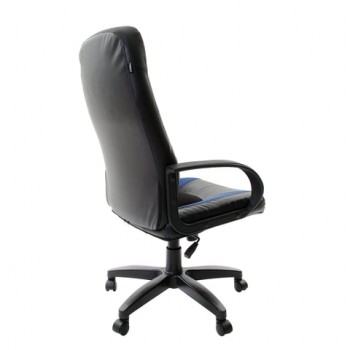 Кресло офисное BRABIX Strike EX-525 (сине-черный) в Оби - ob.mebel54.com | фото