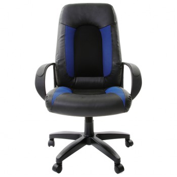 Кресло офисное BRABIX Strike EX-525 (сине-черный) в Оби - ob.mebel54.com | фото