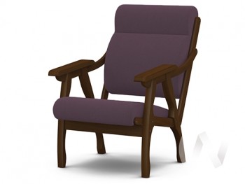 Кресло Вега-10 (орех лак/ULTRA PLUM) в Оби - ob.mebel54.com | фото