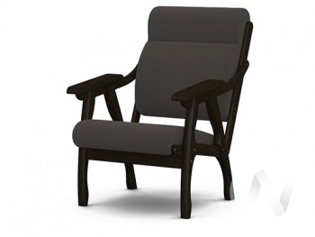 Кресло Вега-10 (венге лак/ULTRA GRAFIT) в Оби - ob.mebel54.com | фото