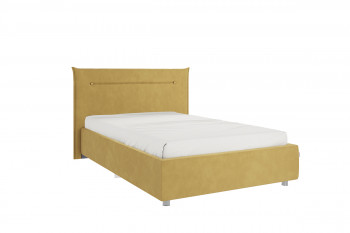 Кровать 1,2 Альба с основанием (Медовый велюр) в Оби - ob.mebel54.com | фото