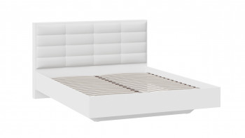 Кровать без подъемного механизма «Агата» Белый в Оби - ob.mebel54.com | фото