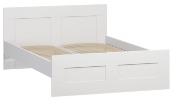 Кровать двухспальная Сириус 1600мм белый в Оби - ob.mebel54.com | фото