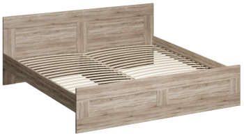 Кровать двухспальная Сириус 1800мм дуб сонома в Оби - ob.mebel54.com | фото