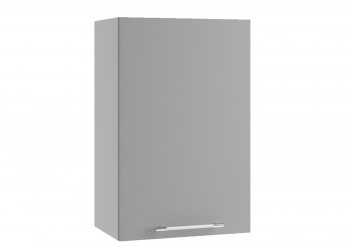 Лофт П 450 шкаф верхний (Штукатурка белая/корпус Серый) в Оби - ob.mebel54.com | фото