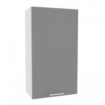 Лофт ВП 500 шкаф верхний высокий (Штукатурка белая/корпус Серый) в Оби - ob.mebel54.com | фото