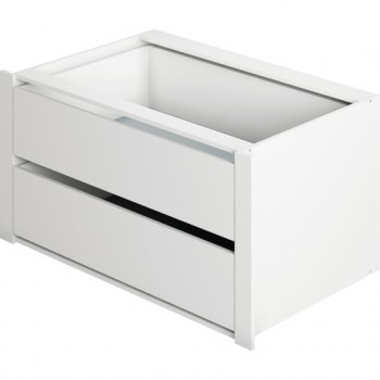 Модуль с ящиками для шкафа 600 Белый снег в Оби - ob.mebel54.com | фото
