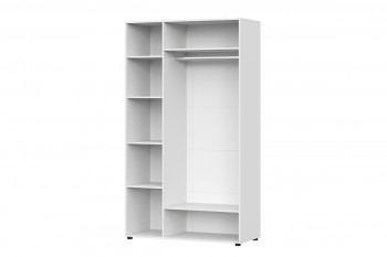 Модульная система "Токио" Шкаф трехстворчатый Белый текстурныйный в Оби - ob.mebel54.com | фото