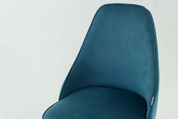 Набор стульев Милан 2 шт (зеленый велюр/черный) в Оби - ob.mebel54.com | фото