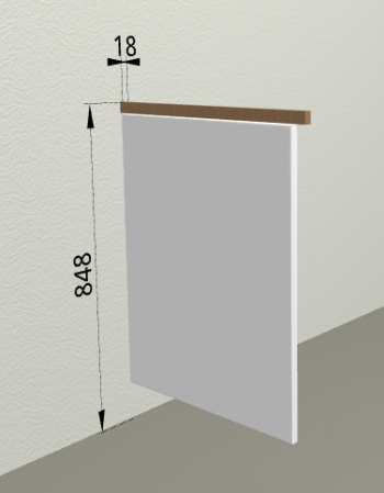 Панель ТН (для нижних шкафов) Арвика в Оби - ob.mebel54.com | фото