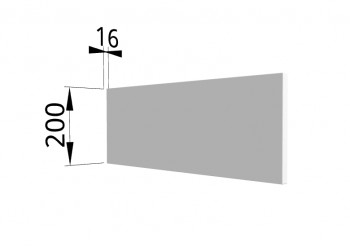 Панель торцевая АНП Ройс (для антресоли) Белый софт в Оби - ob.mebel54.com | фото