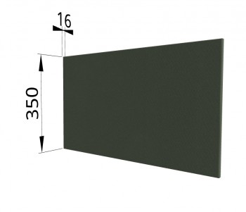 Панель торцевая (для шкафа горизонтального глубокого) ГПГ Квадро (Оливково-зеленый) в Оби - ob.mebel54.com | фото