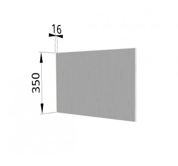 Панель торцевая (для шкафа горизонтального глубокого) ГПГ Ройс (Графит софт) в Оби - ob.mebel54.com | фото