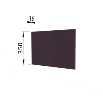 Панель торцевая (для шкафа горизонтального глубокого) ГПГ Тито, Гарда (Пурпур) в Оби - ob.mebel54.com | фото