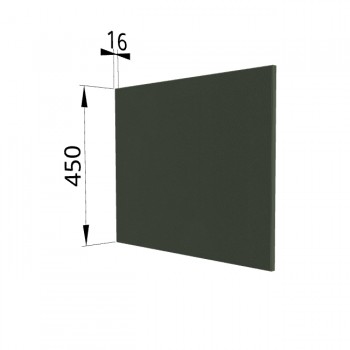 Панель торцевая (для шкафа горизонтального глубокого высокого) ГВПГ Квадро (Оливково-зеленый) в Оби - ob.mebel54.com | фото
