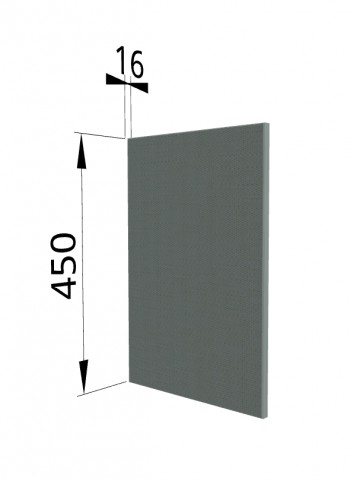 Панель торцевая (для шкафа горизонтального высокого) ВПГ Квадро (Нарцисс) в Оби - ob.mebel54.com | фото