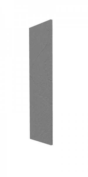 Панель торцевая (для шкафа верхнего высокого) ВП Лофт (Штукатурка серая) в Оби - ob.mebel54.com | фото