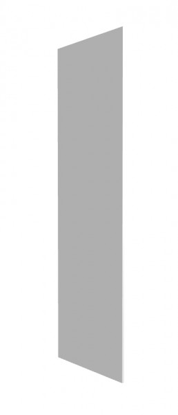 Панель торцевая ПН/ПНЯ М Ройс (для пеналов) Белый софт в Оби - ob.mebel54.com | фото