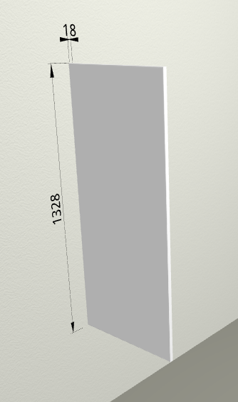 Панель ТП14 (для пеналов) Белый в Оби - ob.mebel54.com | фото