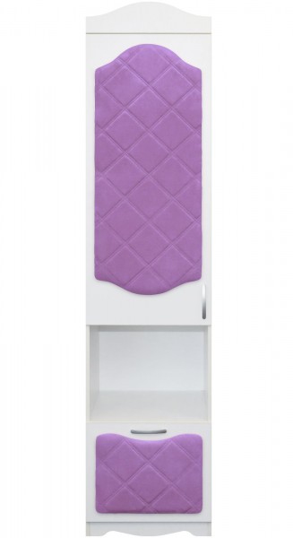 Пенал с ящиками серии Иллюзия 67 Светло-фиолетовый в Оби - ob.mebel54.com | фото