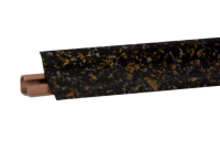 Плинтус LB-23, L=3000мм, черная бронза в Оби - ob.mebel54.com | фото