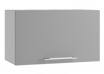 Ройс ПГ 600 Шкаф верхний горизонтальный (Графит софт/корпус Серый) в Оби - ob.mebel54.com | фото