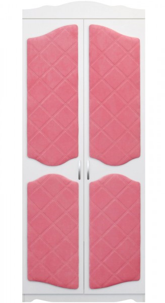 Шкаф 2-х створчатый серии Иллюзия 89 Розовый в Оби - ob.mebel54.com | фото