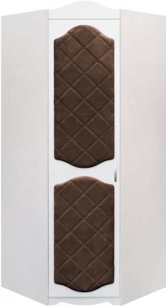 Шкаф угловой Иллюзияя 08 Шоколад в Оби - ob.mebel54.com | фото