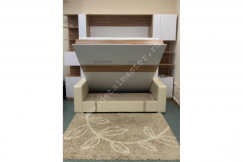 Шкаф-кровать с диваном Дина в Оби - ob.mebel54.com | фото