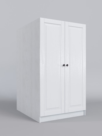 Шкаф под кровать второго яруса Классика (Белый/корпус Выбеленное дерево) в Оби - ob.mebel54.com | фото