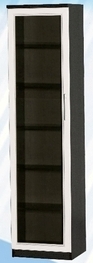 Шкаф средний со стеклодверью ДЛЯ ГОСТИНОЙ ШСС-450 Венге/Дуб выбеленный в Оби - ob.mebel54.com | фото