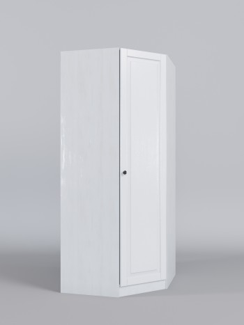 Шкаф угловой (угловая секция) Классика (Белый/корпус Выбеленное дерево) в Оби - ob.mebel54.com | фото