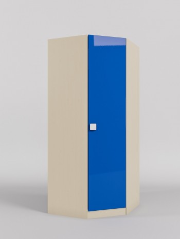 Шкаф угловой (угловая секция) Скай люкс (Синий/корпус Клен) в Оби - ob.mebel54.com | фото