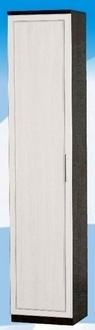 Шкаф высокий ДЛЯ ГОСТИНОЙ ШВ-450 Венге/Дуб выбеленный в Оби - ob.mebel54.com | фото