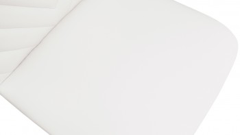 Стул «Шерри» К1С Черный муар/Кож зам Polo White в Оби - ob.mebel54.com | фото