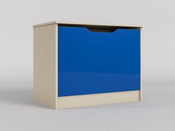 Ящик для игрушек Скай люкс (Синий/корпус Клен) в Оби - ob.mebel54.com | фото